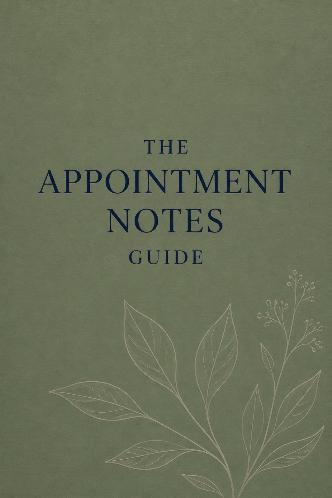 The Appointment Notes Guide — preview cover